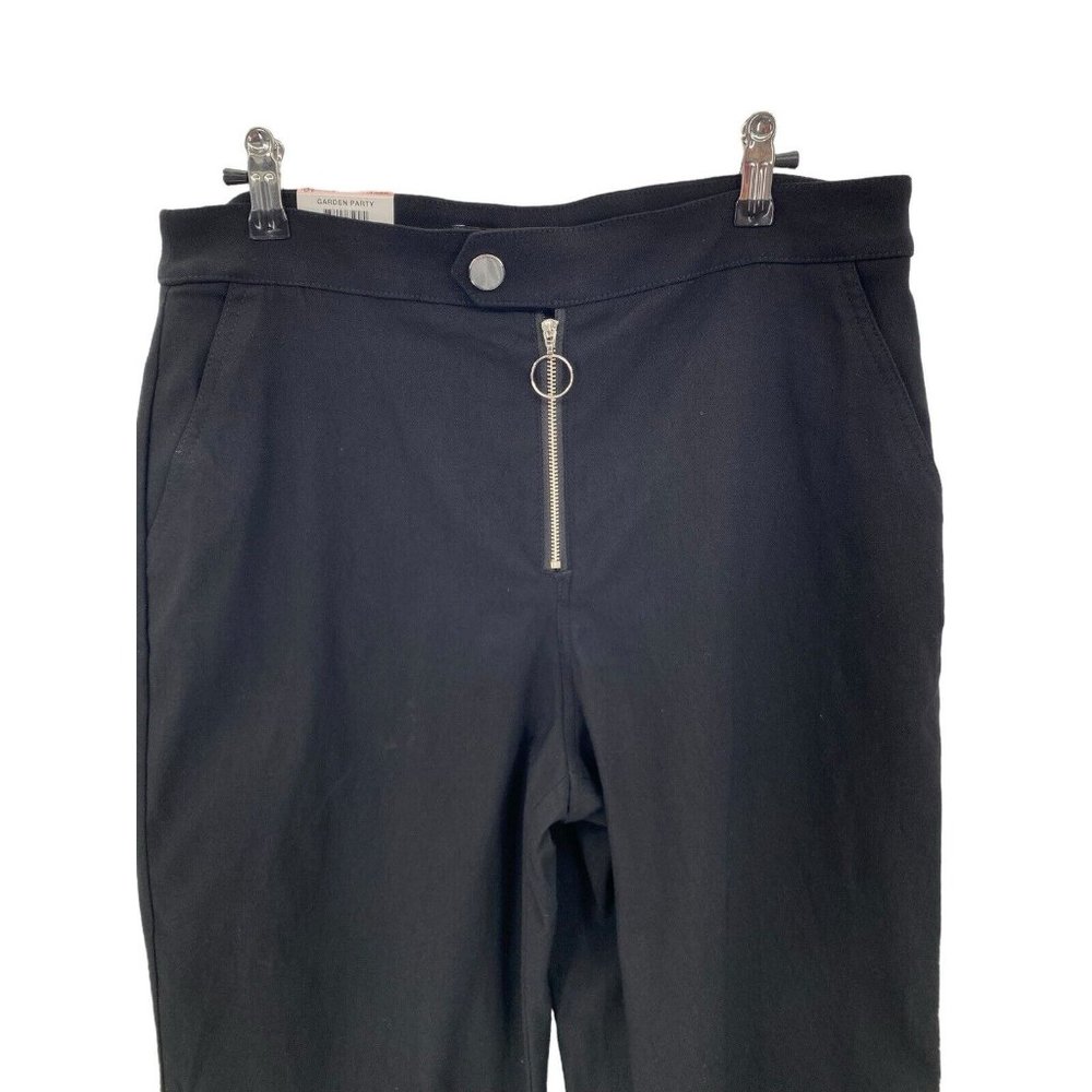 INC International Concept Womens Size 10 Black Wide Leg Pants Zipper NWT Career - Picture 3 of 9